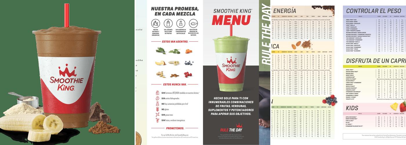 Smoothie King Menu