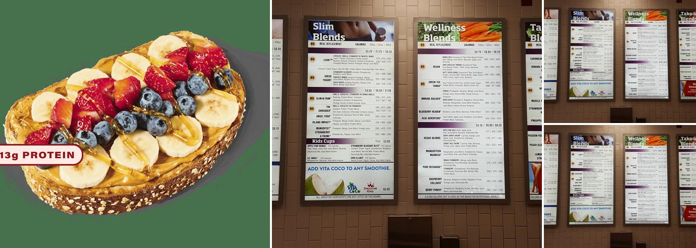 Smoothie King Menu