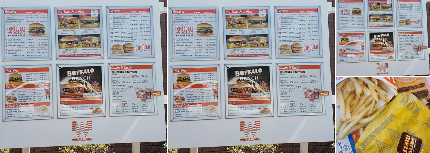 Whataburger Menu