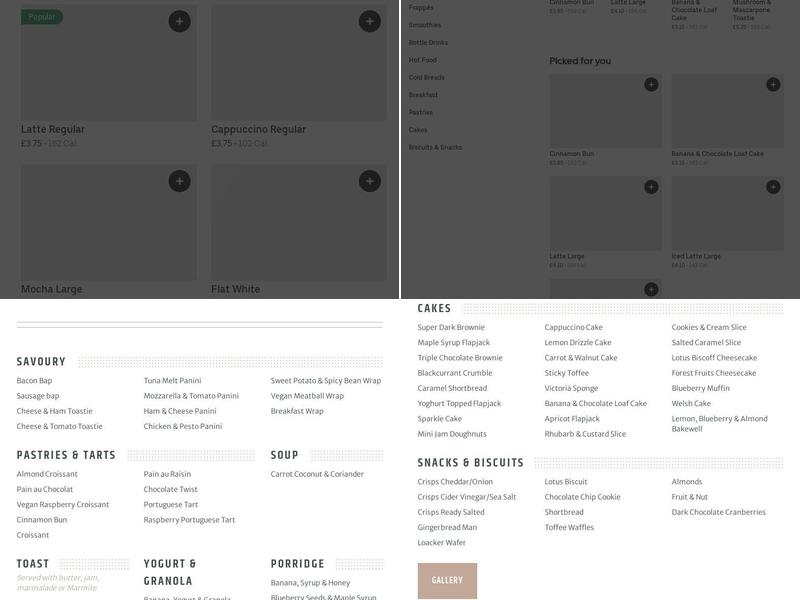 Coffee#1 Southsea Menu