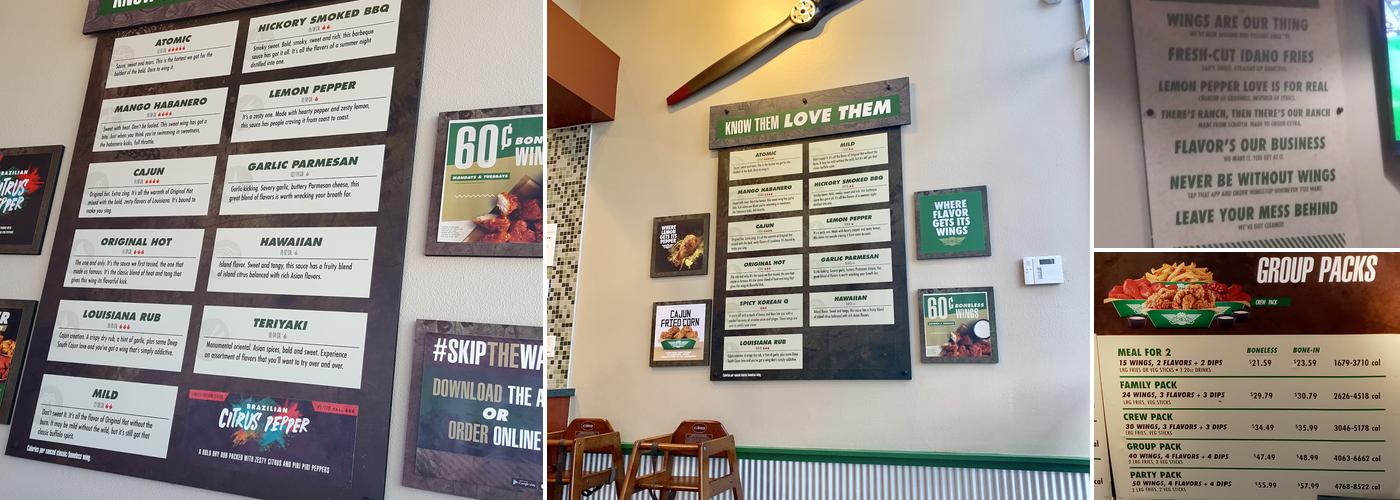 Wingstop Menu