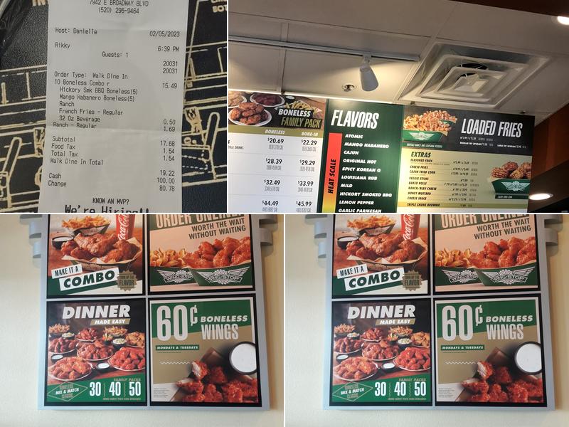 Wingstop Menu