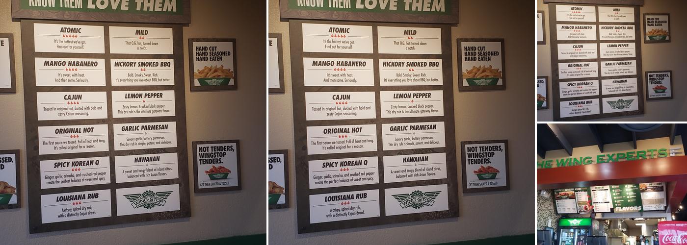 Wingstop Menu
