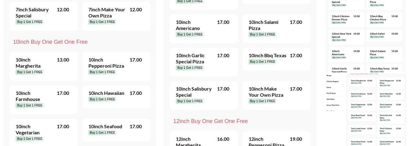 Saray Kebab & Pizza Menu