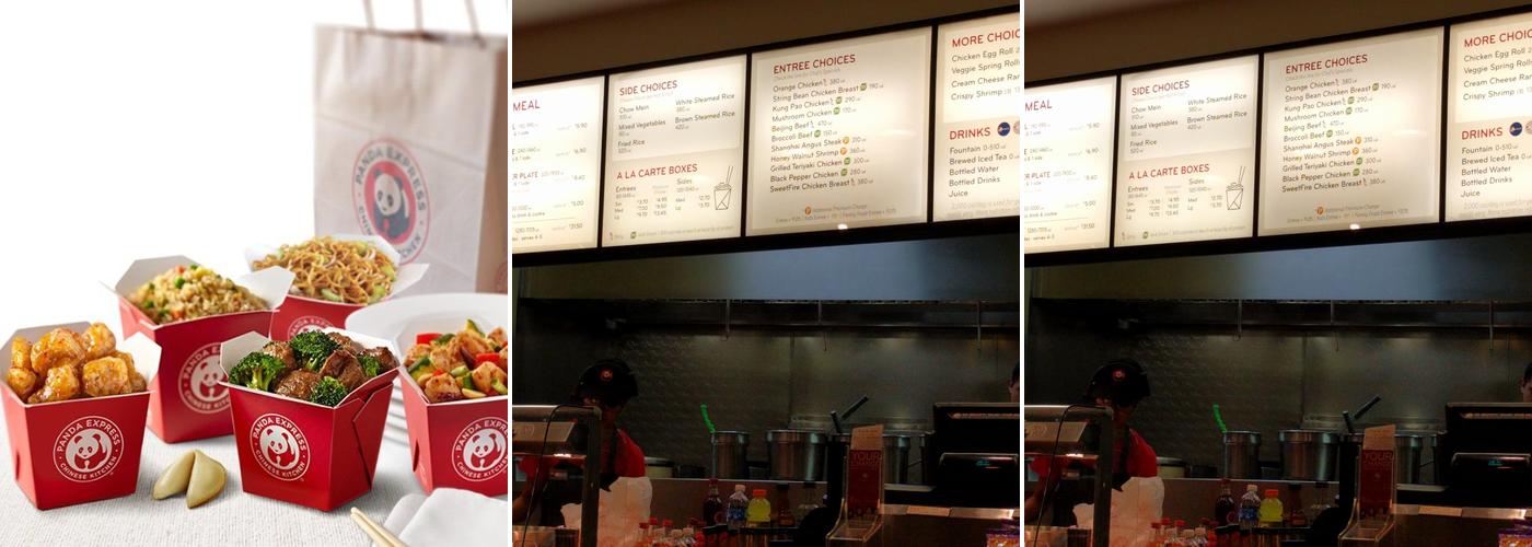 Panda Express Menu