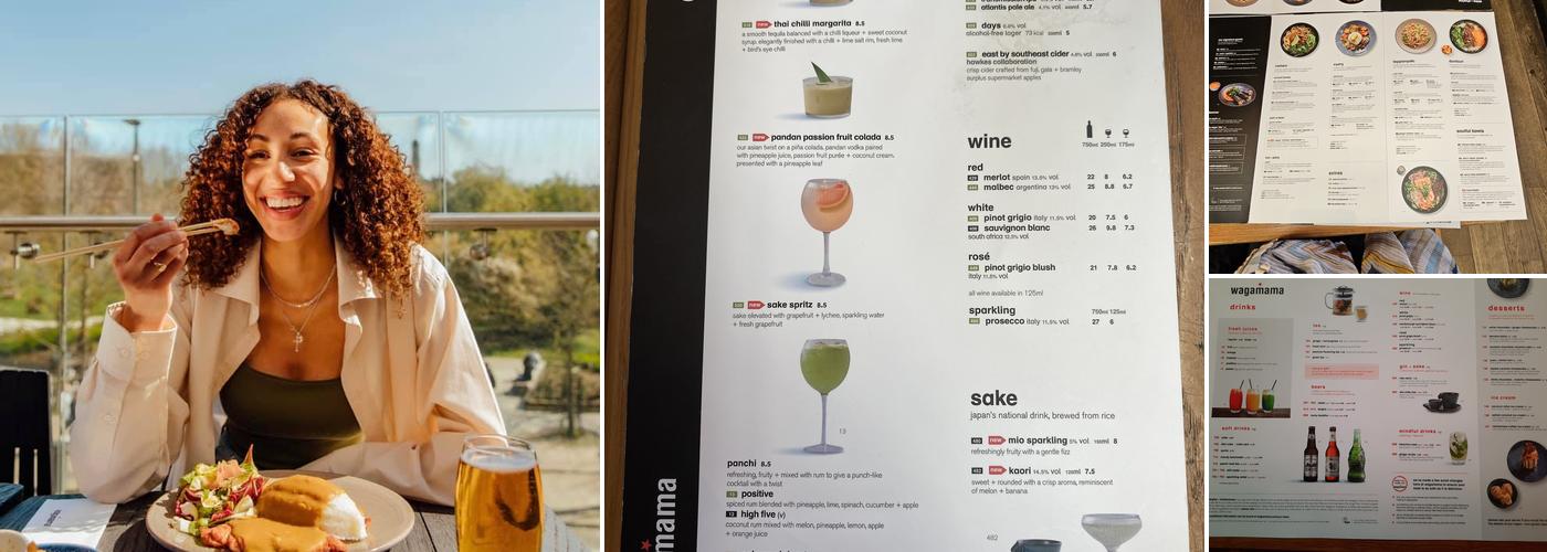wagamama swindon Menu