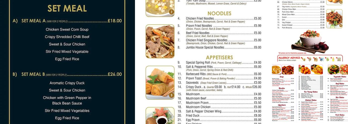 Ozone AM Restaurant Menu