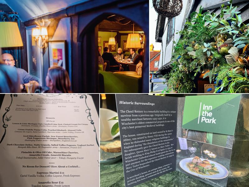 The Chesil Rectory Menu