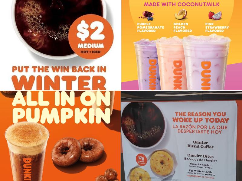Dunkin' Menu