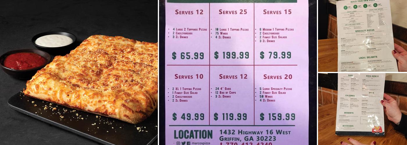 Marco's Pizza Menu