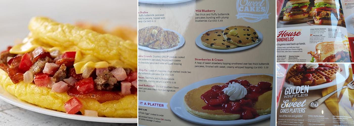 Huddle House Menu
