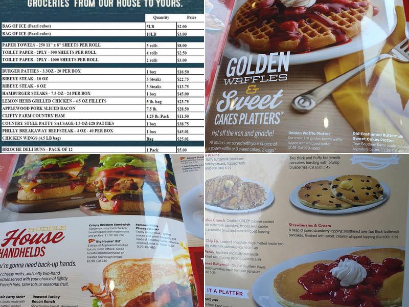 Huddle House Menu
