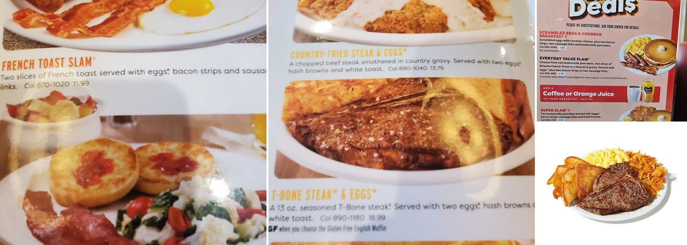 Denny's Menu