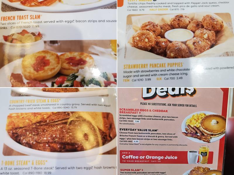 Denny's Menu