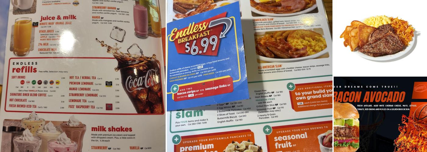 Denny's Menu