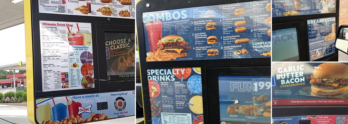 Sonic Drive-In Menu