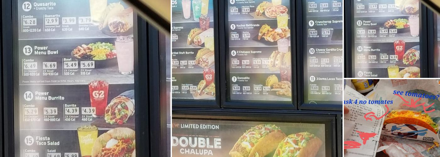 Taco Bell Menu