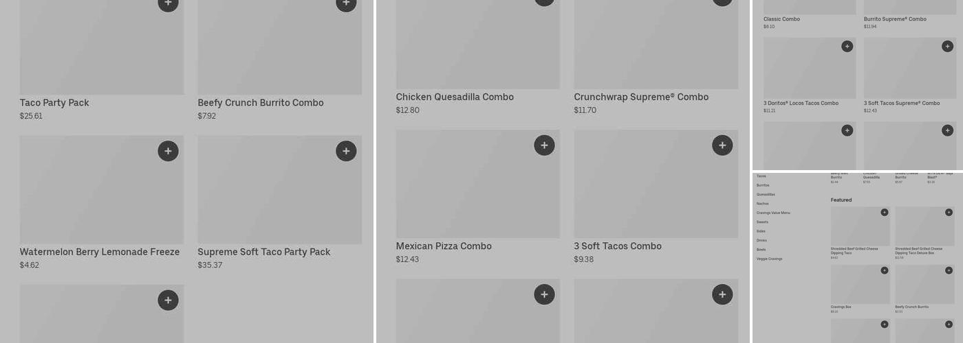 Taco Bell Menu