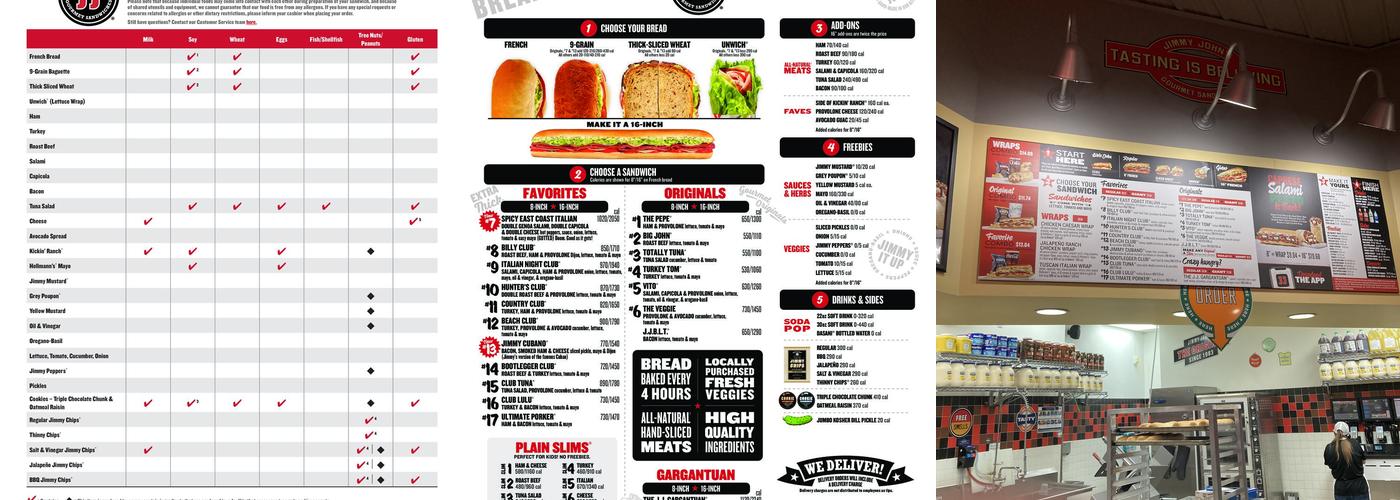 Jimmy John's Menu
