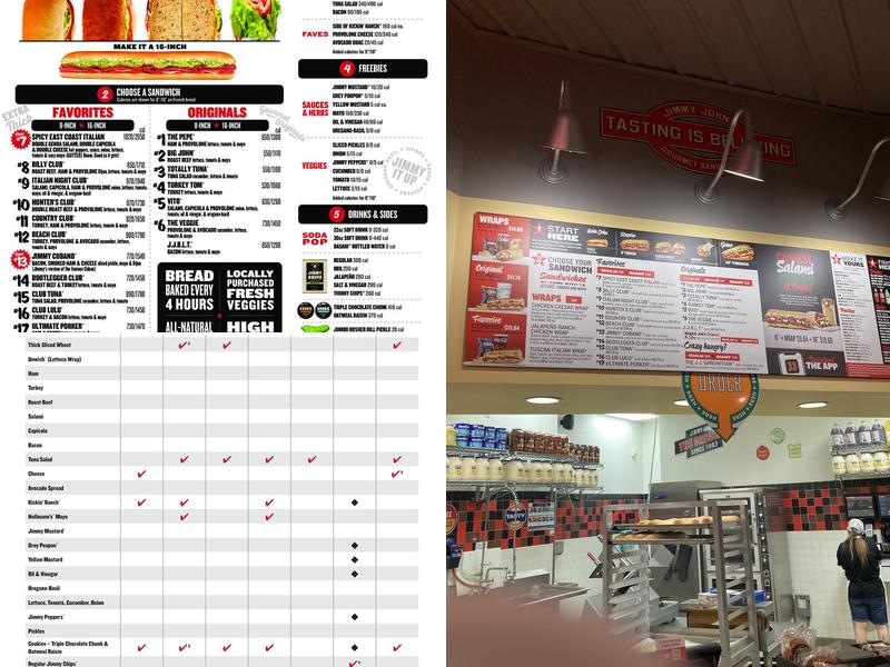 Jimmy John's Menu