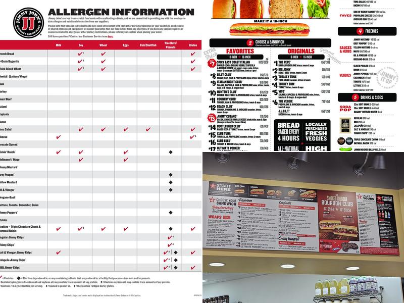 Jimmy John's Menu