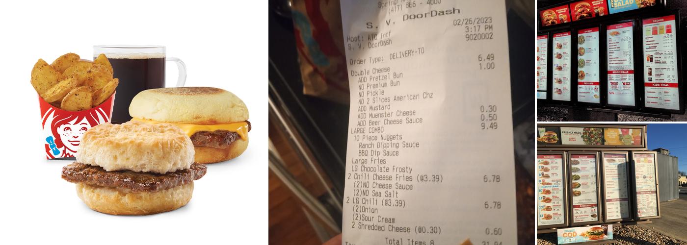 Wendy's Menu