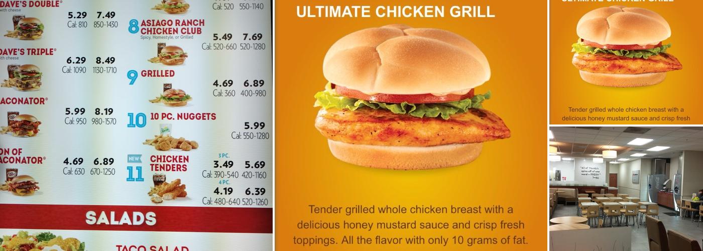 Wendy's Menu