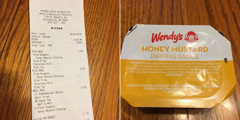 Wendy's Menu