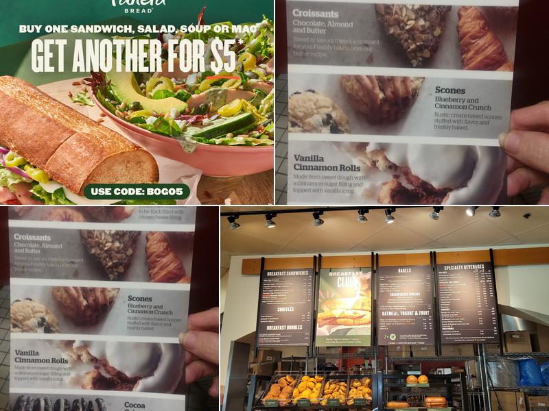 Panera Bread Menu