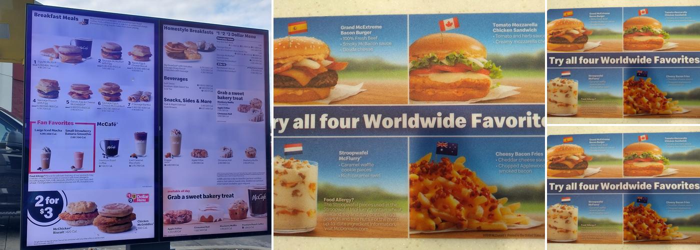 McDonald's Menu