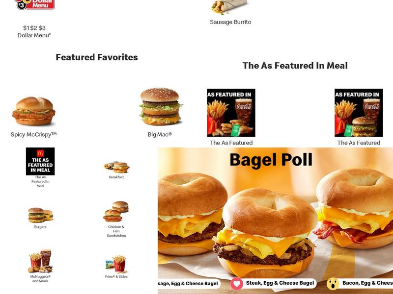 McDonald's Menu
