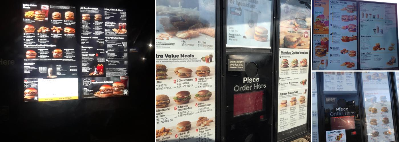 McDonald's Menu