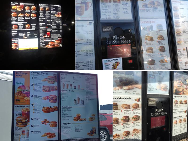 McDonald's Menu