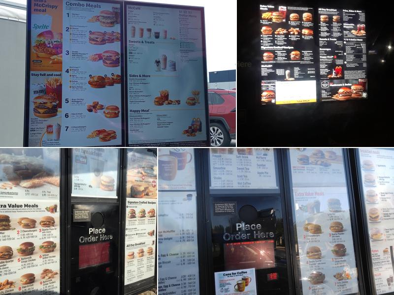 McDonald's Menu