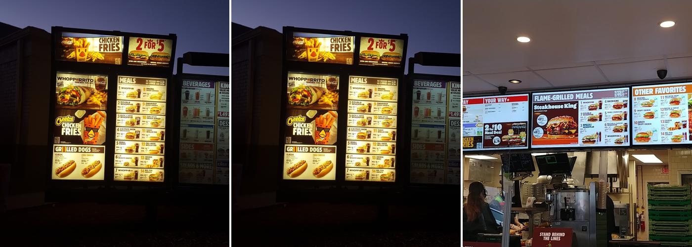 Burger King Menu
