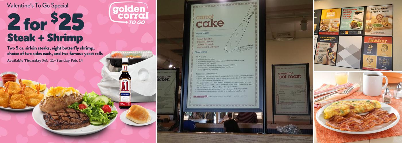 Golden Corral Buffet & Grill Menu