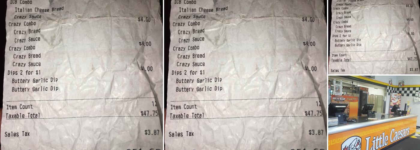 Little Caesars Pizza Menu