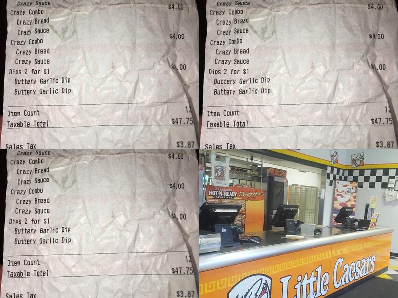 Little Caesars Pizza Menu