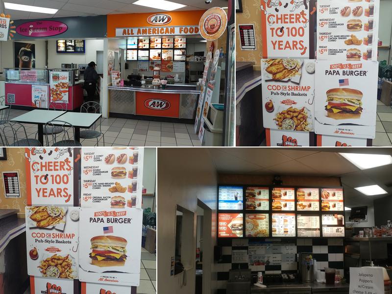 A&W All American Food Menu