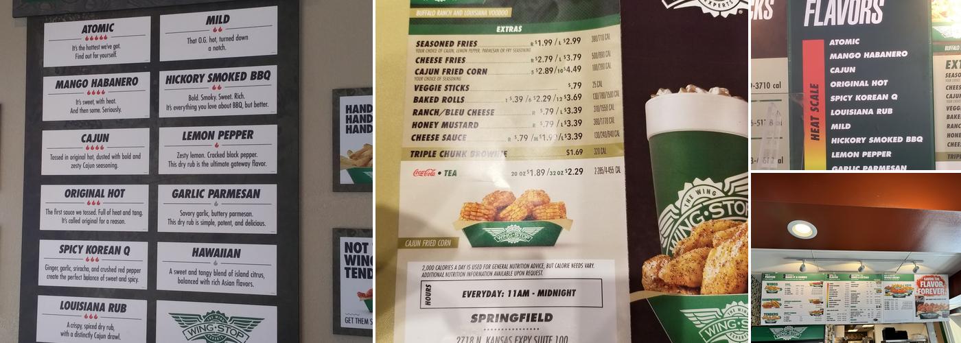 Wingstop Menu
