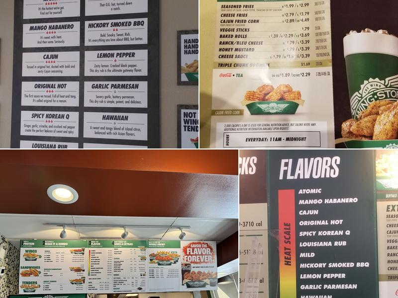 Wingstop Menu
