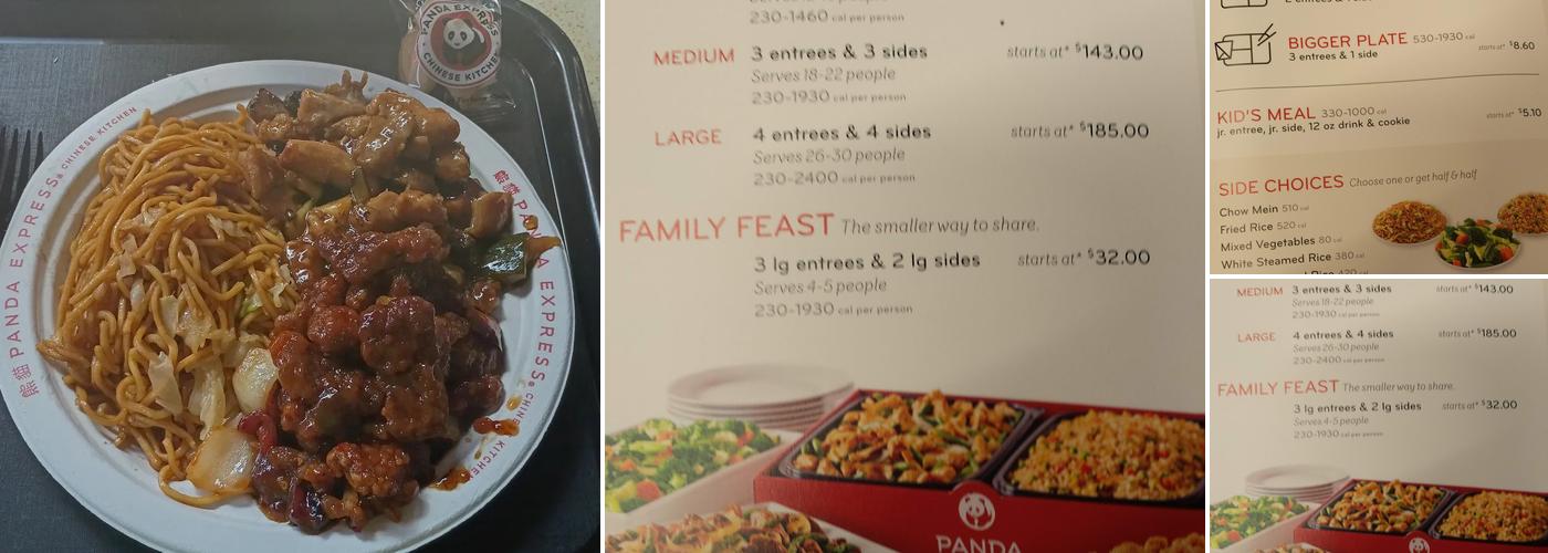 Panda Express Menu