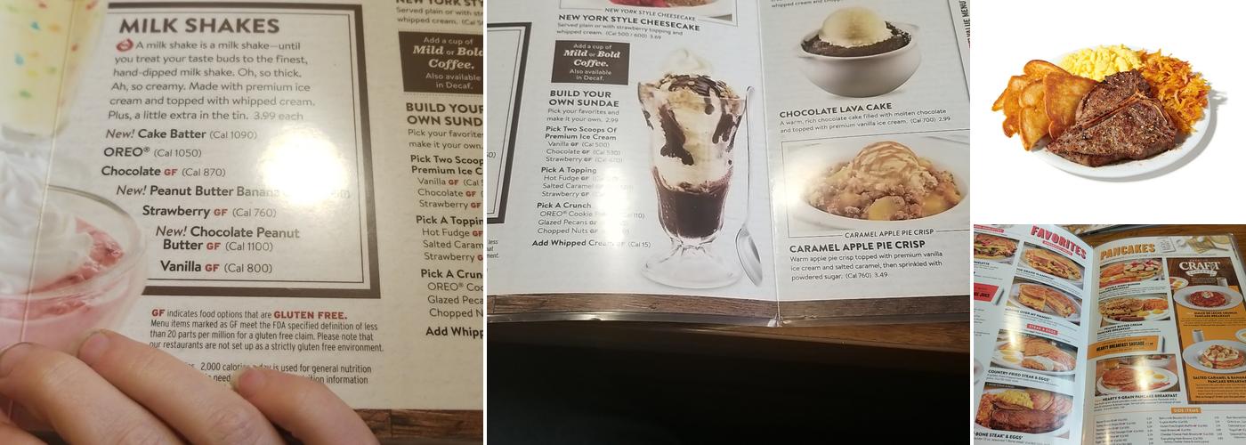 Denny's Menu
