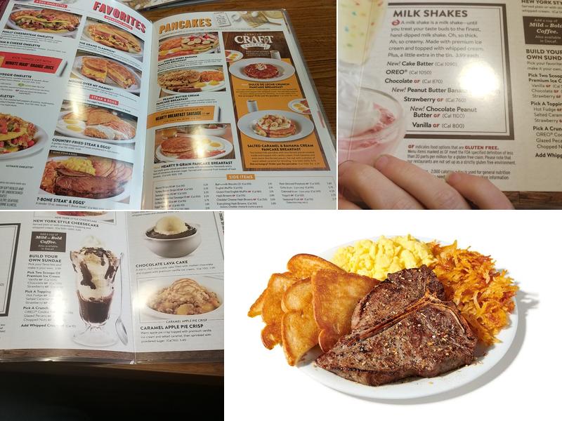 Denny's Restaurant Menu