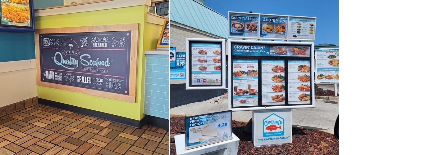 Captain D's Menu