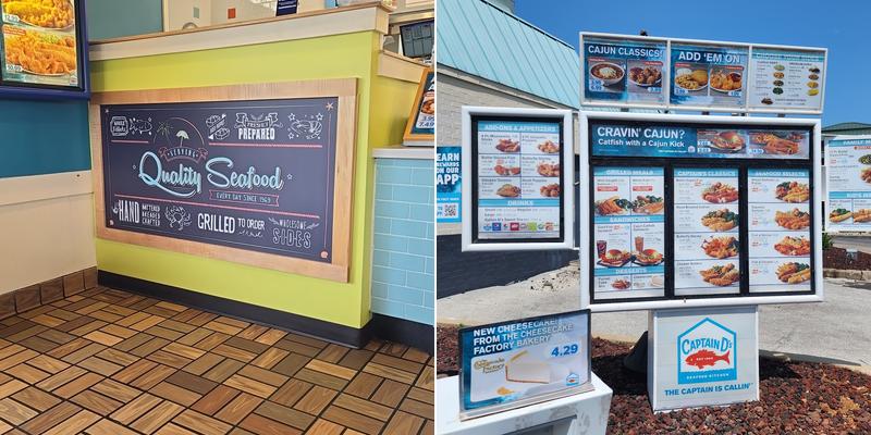 Captain D's Menu