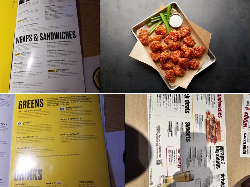 Buffalo Wild Wings Menu