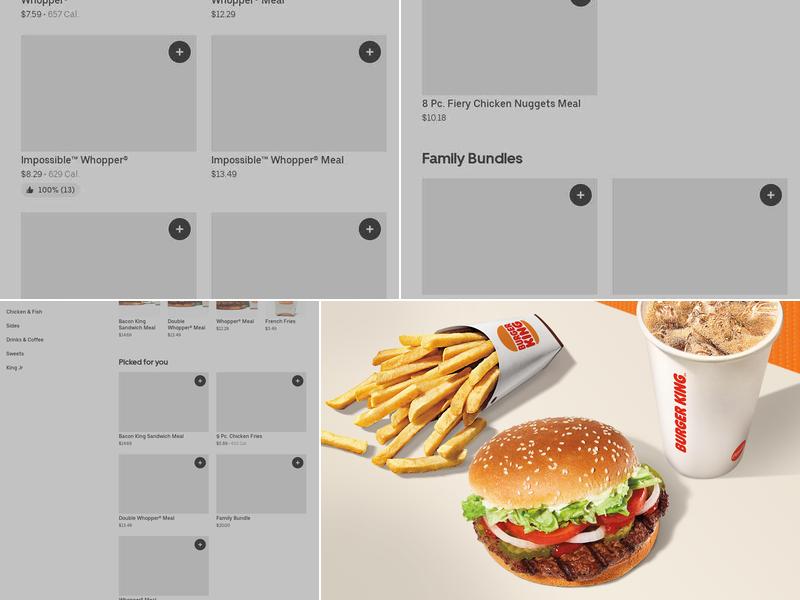 Burger King Menu