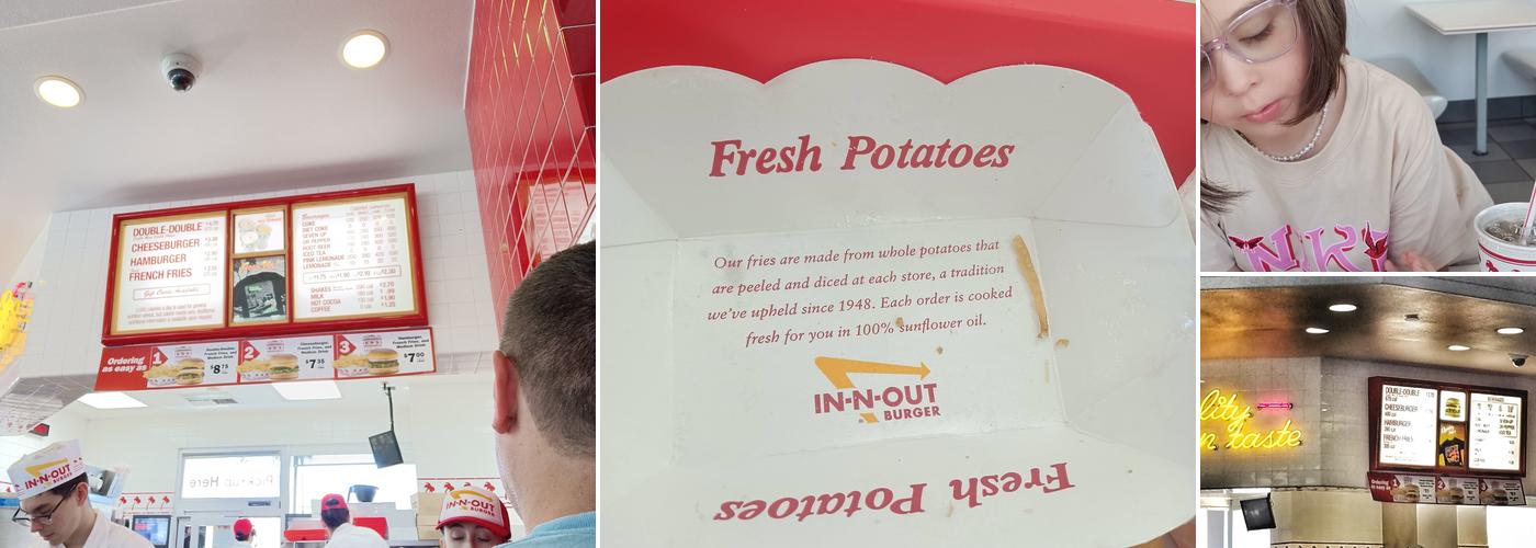 In-N-Out Burger Menu