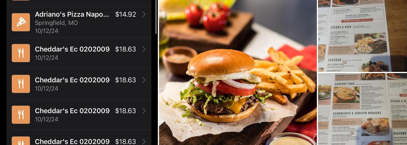 Cheddar's Scratch Kitchen Menu